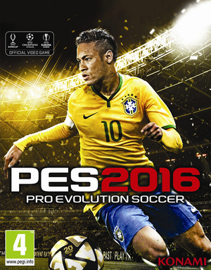 Обложка Pro Evolution Soccer 2016 / PES 16